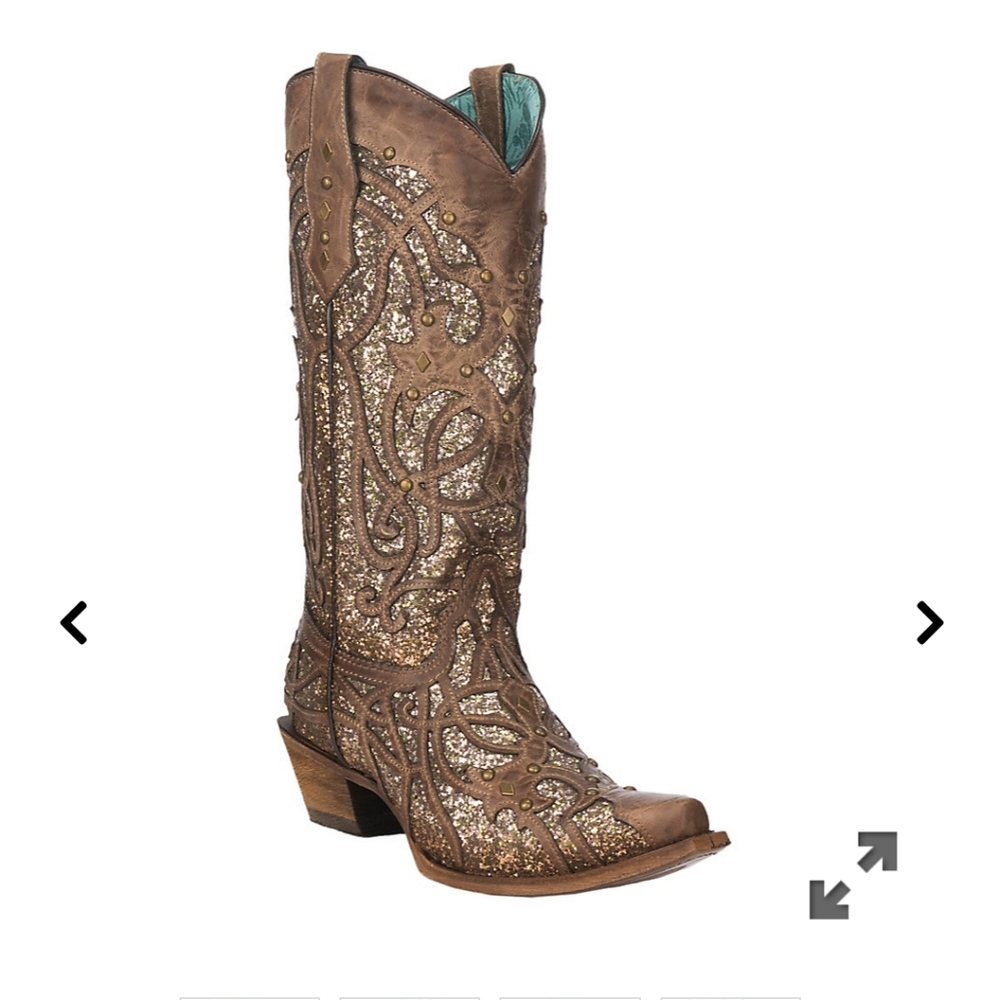 Corral Women's Orix Brown Snip Toe boots